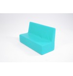 Sofa Foam Cuero Sintético Azul | E-kipat Andorra