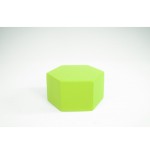 Mesa Hexagonal Foam Cuero Sintético Verde | E-kipat Andorra
