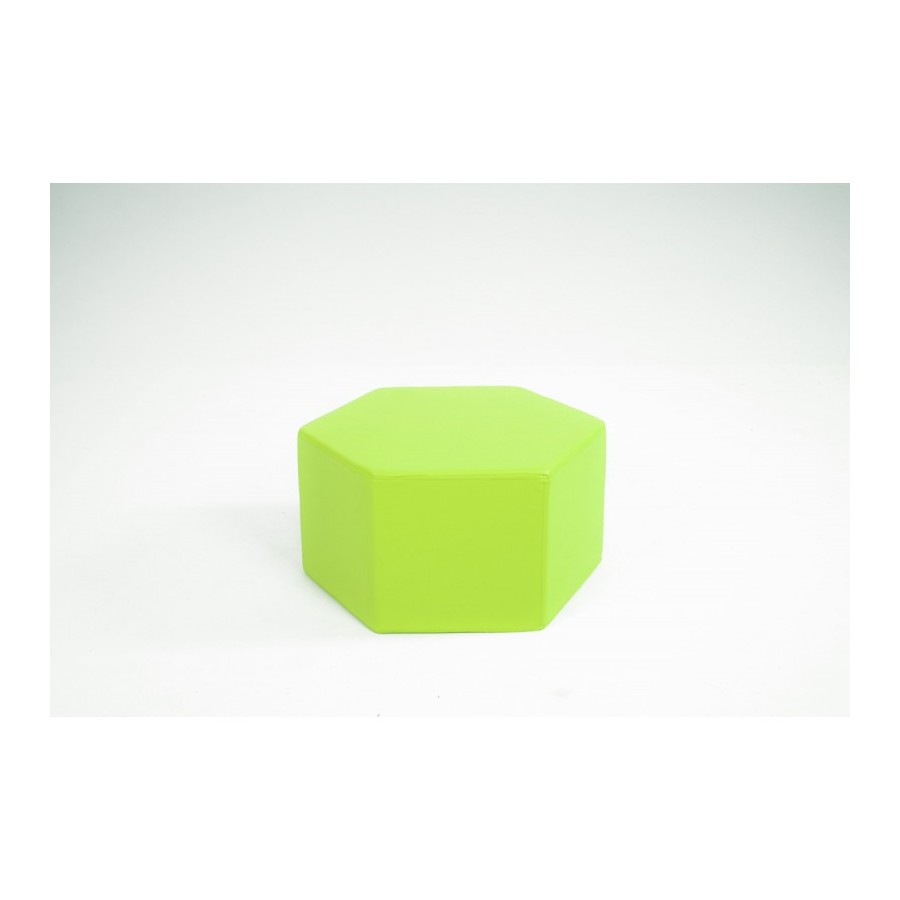 Mesa Hexagonal Foam Cuero Sintético Azul | E-kipat Andorra