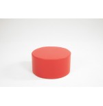 Mesa Cilindrica Foam Cuero Sintético Rojo | E-kipat Andorra