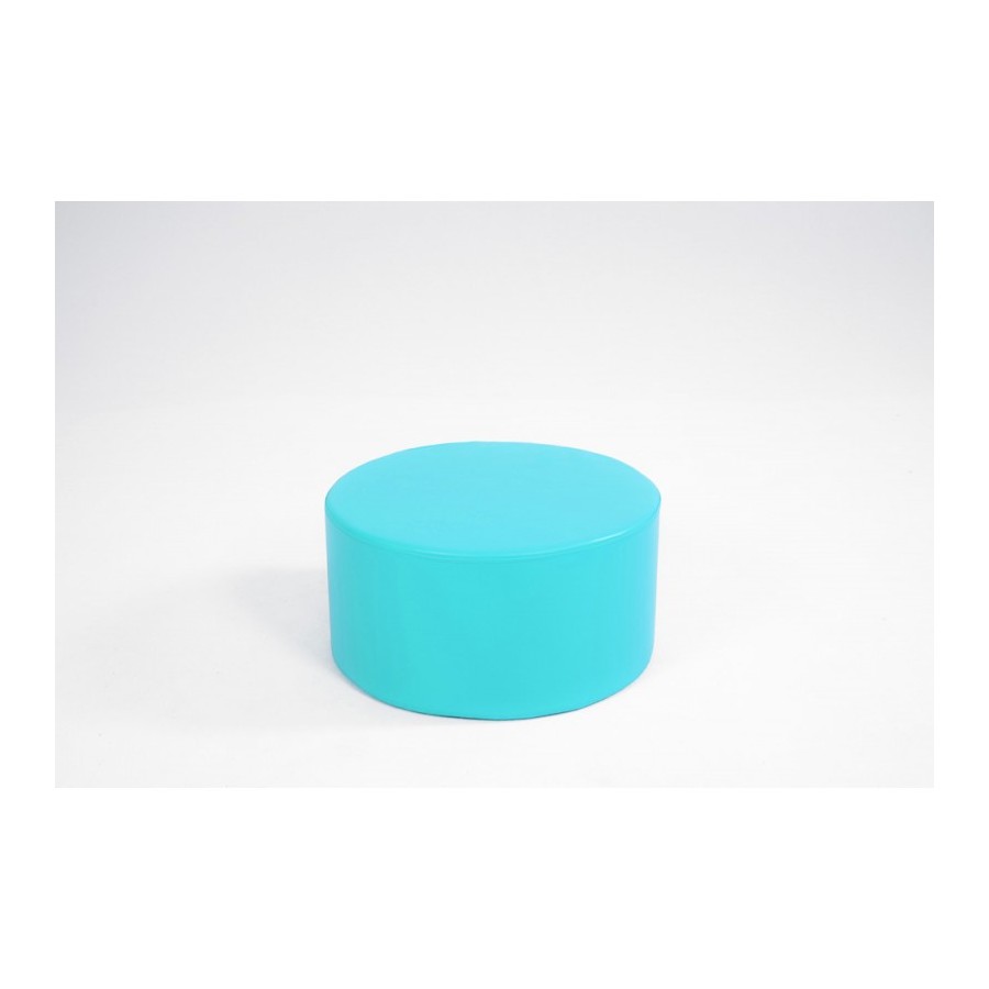 Mesa Cilindrica Foam Cuero Sintético Azul | E-kipat Andorra