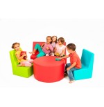 SET Sofa+2 Sillones+mesa Cuero Sintetico Multicolor | E-kipat Andorra