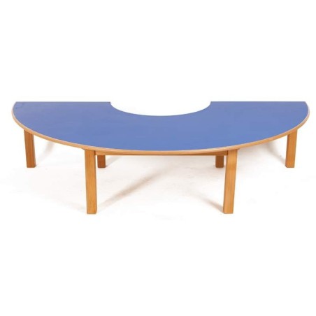 Mesa Madera Herradura Talla 0 Azul | E-kipat Andorra