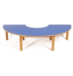Mesa Madera Herradura Talla 0 Azul | E-kipat Andorra