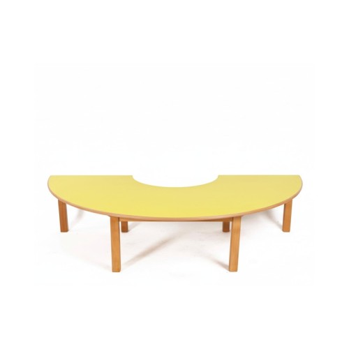 Mesa Madera Herradura Talla 2 Amarillo | E-kipat Andorra