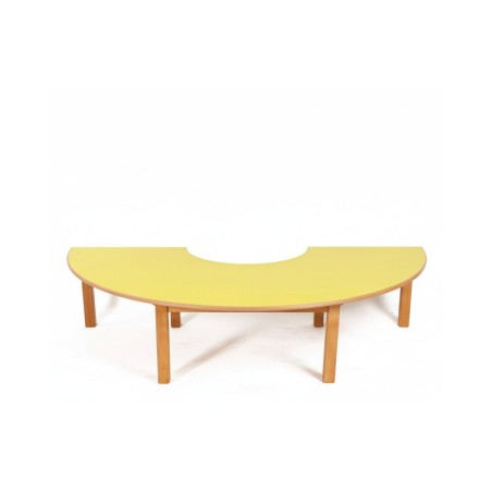 Mesa Madera Herradura Talla 2 Amarillo | E-kipat Andorra