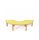 Mesa Madera Herradura Talla 2 Amarillo | E-kipat Andorra