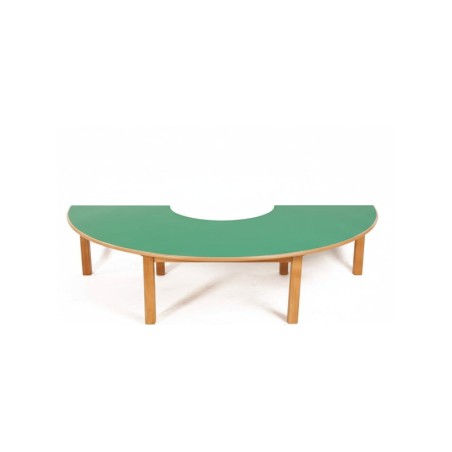 Mesa Madera Herradura Talla 2 Verde | E-kipat Andorra