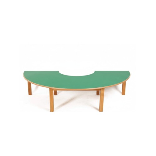 Mesa Madera Herradura Talla 3 Verde | E-kipat Andorra