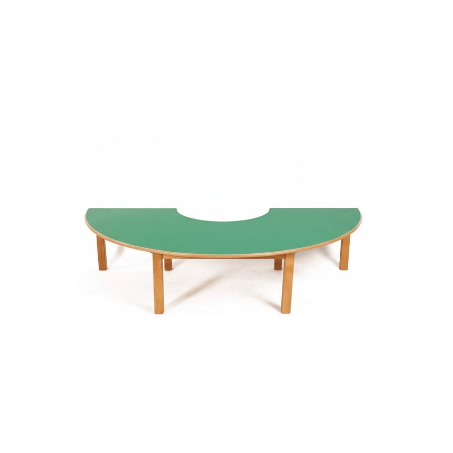 Mesa Madera Herradura Talla 3 Verde | E-kipat Andorra