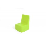 Silla Pequeña Foam Cuero Sintético Verde Fluor | E-kipat Andorra