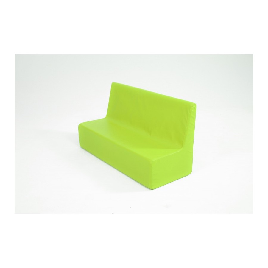 Sofa Foam Cuero Sintético Verde Fluor | E-kipat Andorra