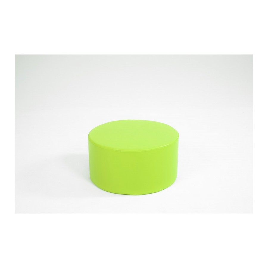 Mesa Cilindrica Foam Cuero Sintético Verde Fluor | E-kipat Andorra