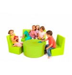 SET Sofa+2 Sillones+mesa Cuero Sintetico Green | E-kipat Andorra