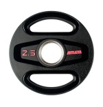 Plato Olímpico TPU 2,5 Kg Negro-fucsia | E-kipat Andorra