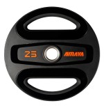 Plato Olímpico TPU 25 Kg Negro-rojo | E-kipat Andorra