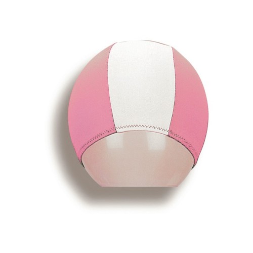 Gorro Natacion Poliester Bicolor Blanco-rosa | E-kipat Andorra