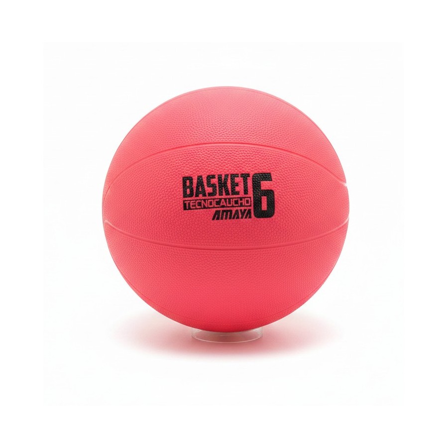 Balon Basket N.6 Tecnocaucho Fucsia | E-kipat Andorra