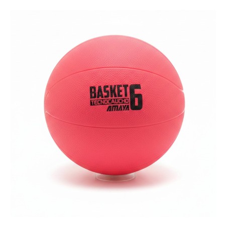Balon Basket N.6 Tecnocaucho Fucsia | E-kipat Andorra