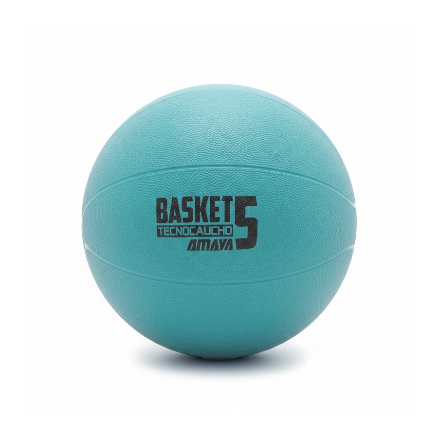 Balon Basket N.5 Tecnocaucho Turquesa | E-kipat Andorra