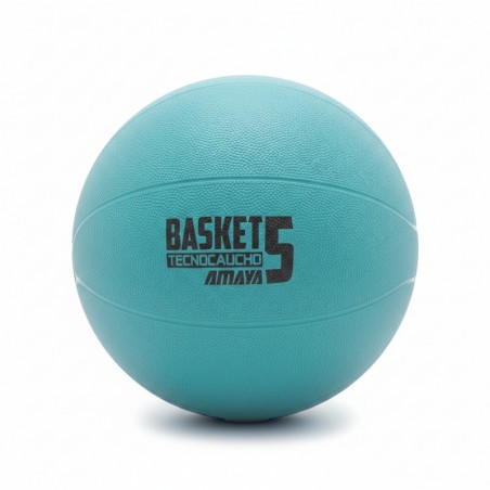 Balon Basket N.5 Tecnocaucho Turquesa | E-kipat Andorra