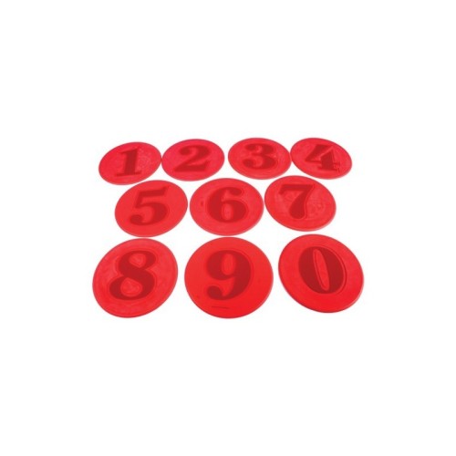 Numeros DE Caucho DEL 0 AL 9 - SET 10 U. | E-kipat Andorra