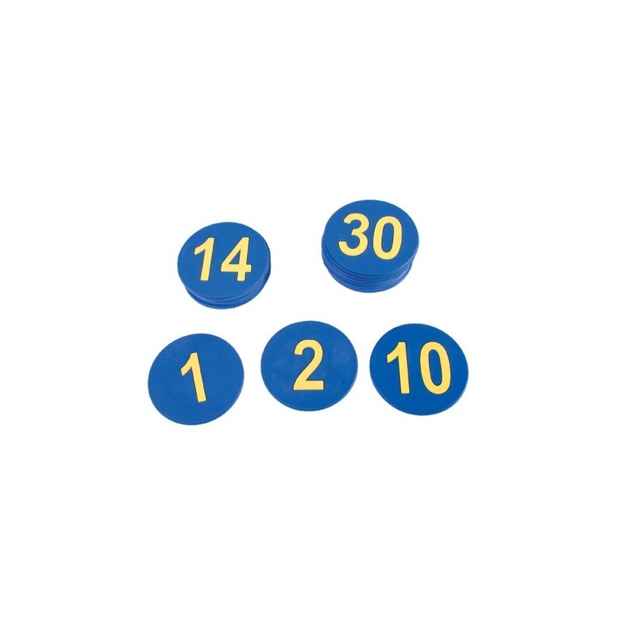 Numeros DE Caucho DEL 1 AL 30. - SET 30 U. | E-kipat Andorra