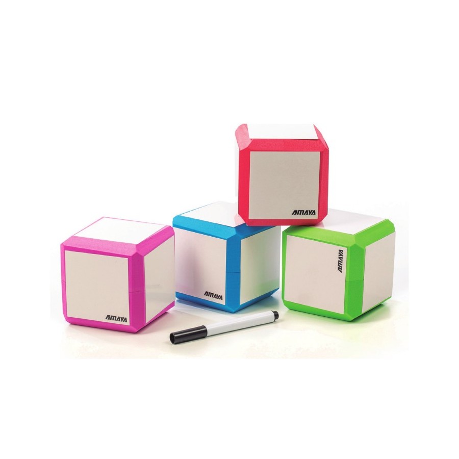 Dado EVA Pizarra Pequeño 7,5 Cm 4 U.+ Rotulador | E-kipat Andorra