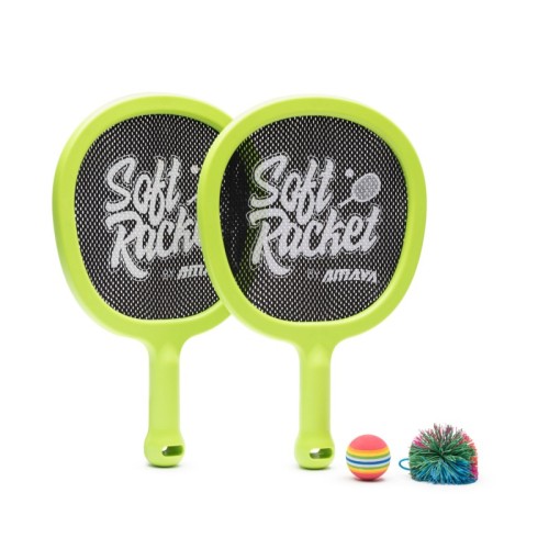 Soft Racket - SET 2 U.+ Pompom | E-kipat Andorra