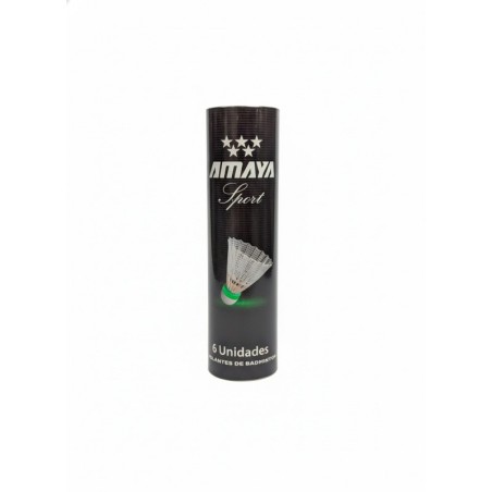 Volante Badminton Vinilo Velocidad Lenta Verde (6 U.) | E-kipat Andorr