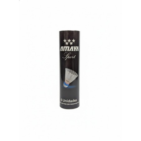 Volante Badminton Vinilo Velocidad Media Azul (6 U.) | E-kipat Andorra