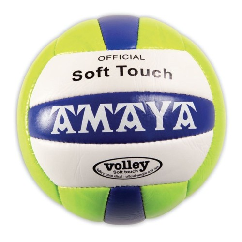 Balon Volley Cuero Soft Touch Tricolor | E-kipat Andorra