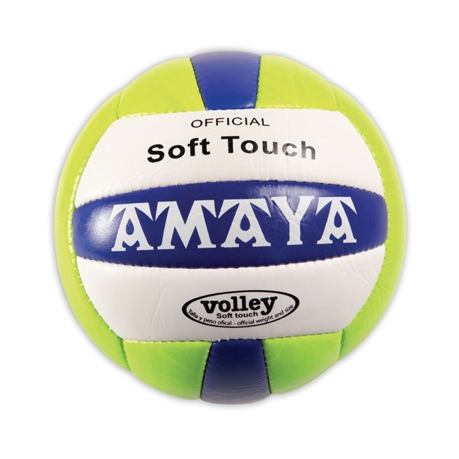 Balon Volley Cuero Soft Touch Tricolor | E-kipat Andorra