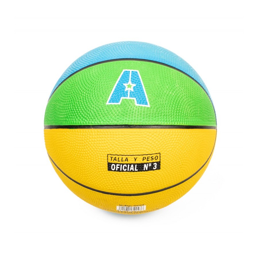 Balon Basket N.3 Caucho Tricolor | E-kipat Andorra
