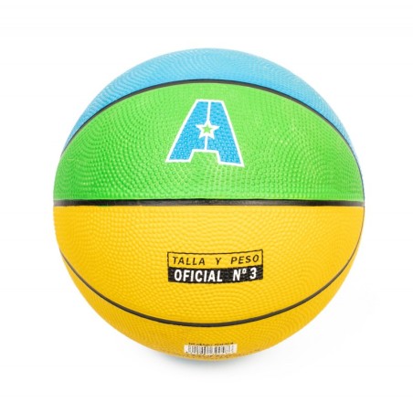 Balon Basket N.3 Caucho Tricolor | E-kipat Andorra