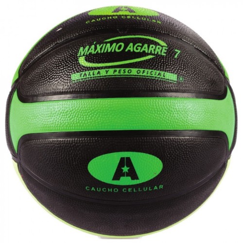 Balon Basket N.7 Caucho Bicolor Celular Plus Verde | E-kipat Andorra