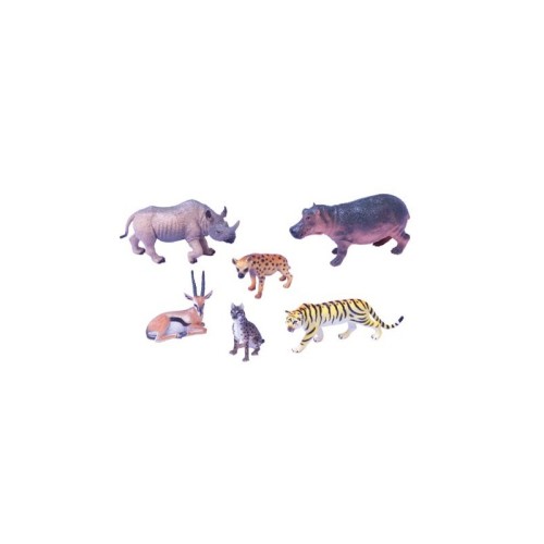 Animales Nº1- (tigre,rinoceronte,hipo,hiena,gacela,lince) | E-kipat An