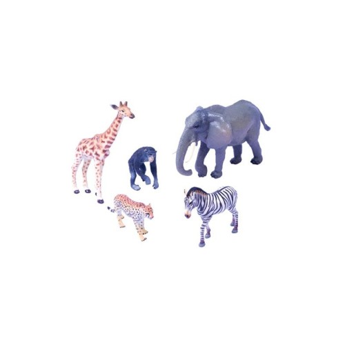 Animales Nº8 (jirafa,chimpancé,elefante,leopardo,cebra) | E-kipat Ando