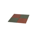 Baldosa Caucho 2,5 Cm (set 4 U.-1 M2) Rojo | E-kipat Andorra