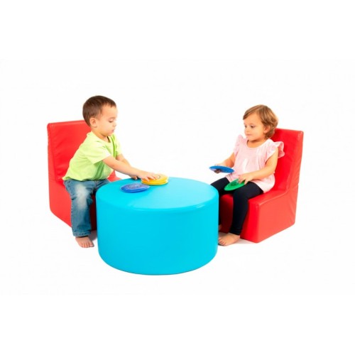 SET Rincón 2 Sillas+mesa Cuero Sintetico | E-kipat Andorra