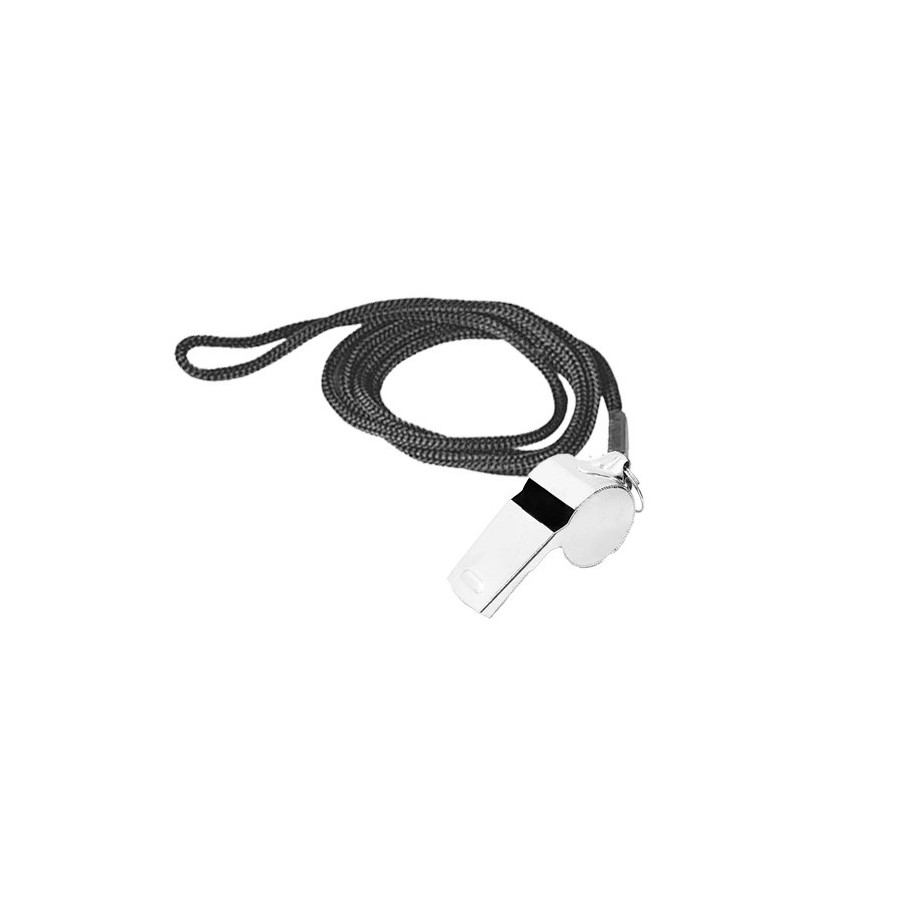 Silbato Metálico Cordón (blister)- Caja 24 U. | E-kipat Andorra