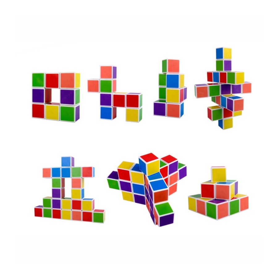 Magnetic Cubes 64 Pcs. | E-kipat Andorra
