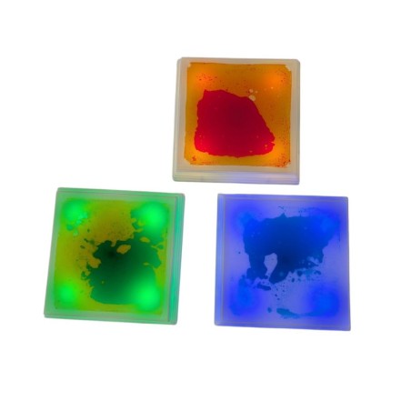 Base Cuadrada LED CON Liquido– SET DE 6 U. | E-kipat Andorra