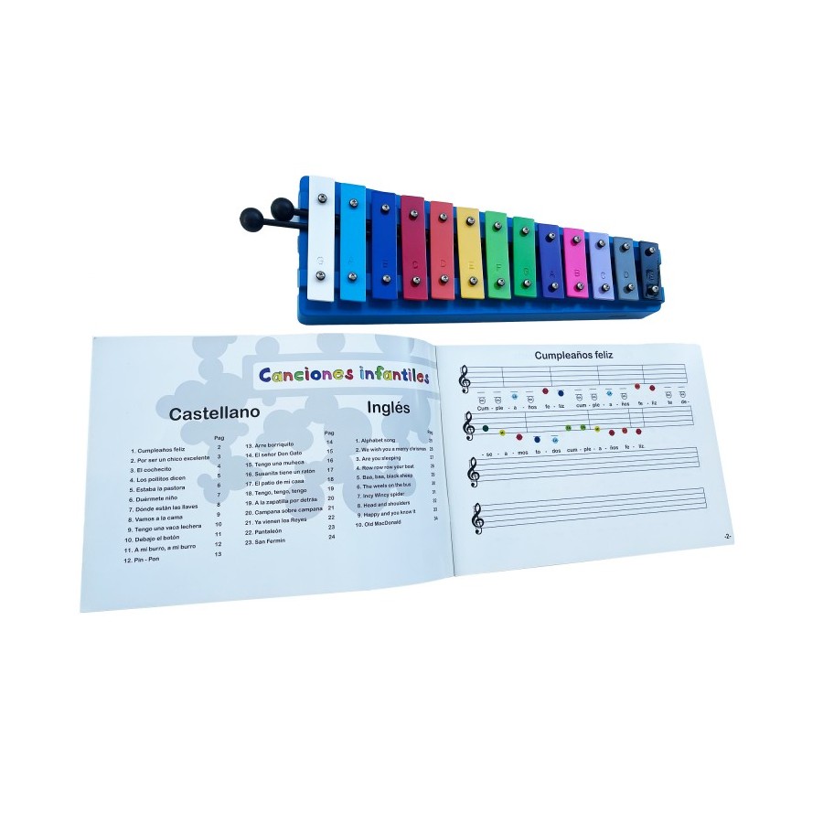 Carrillon Infantil CON Libro Partituras | E-kipat Andorra