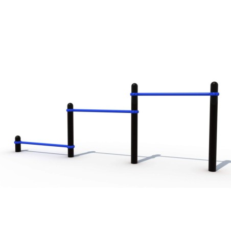 Estructura Barra Flexiones Triple Outdoor | E-kipat Andorra