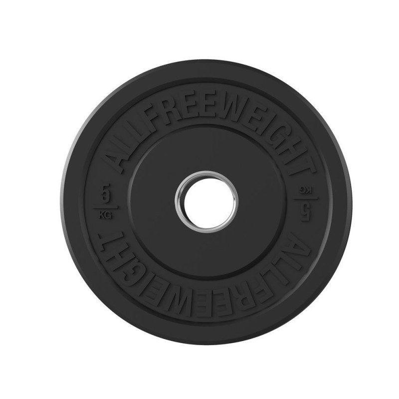 Disco de Goma Bumper Negro - 5 kg