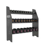 Mueble Mancuernas Studio Goma Simple Compac O'Live Fitness
