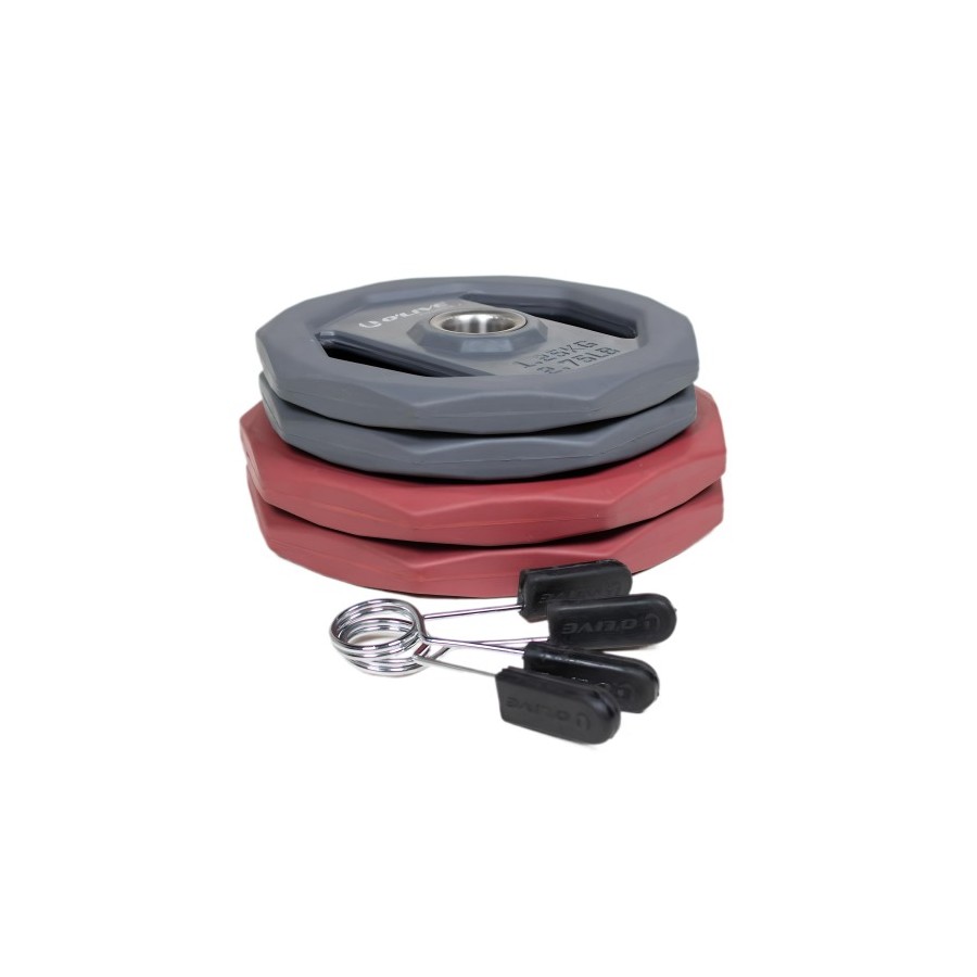 Set Discos y Pinzas Power Disk Lady O'Live Fitness Premium