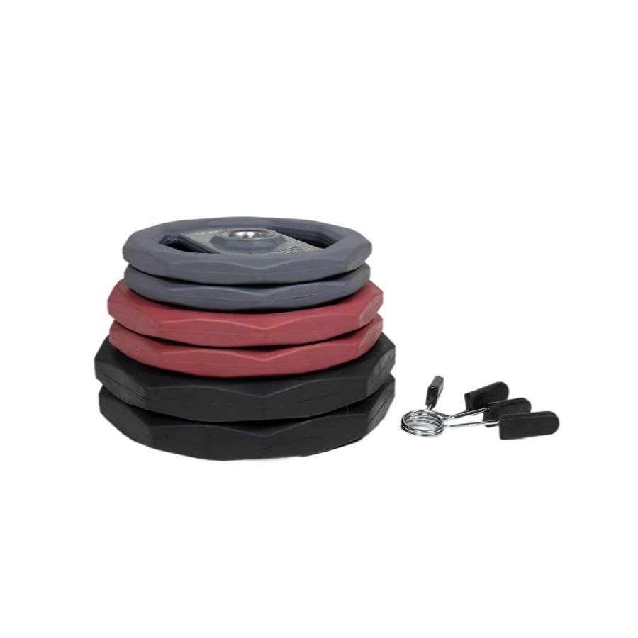 Set Discos y Pinzas Power Disk O'Live Fitness Premium