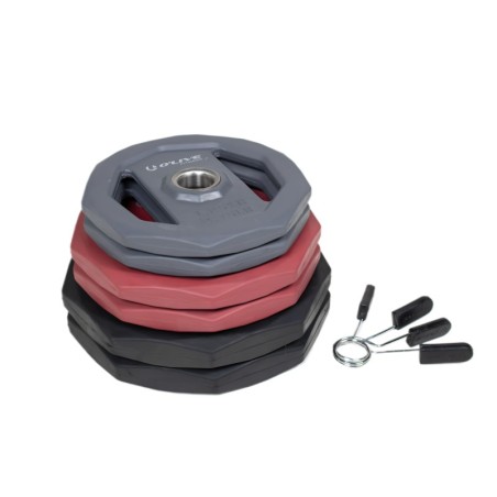 Set Discos y Pinzas Power Disk O'Live Fitness Premium